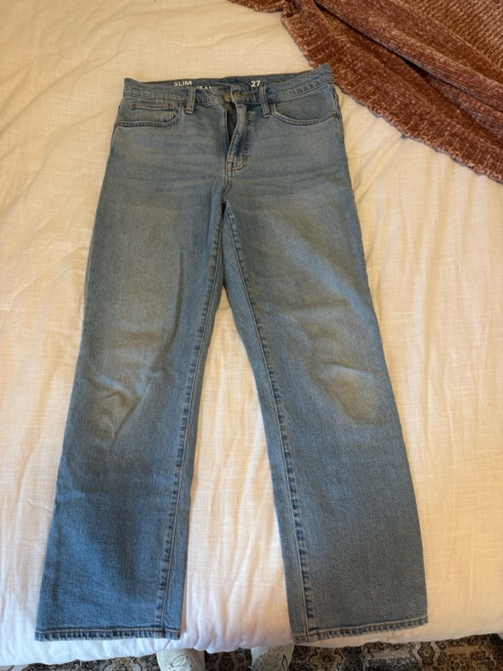 J. Crew Women's Boyfriend Jeans in Light Blue Wash